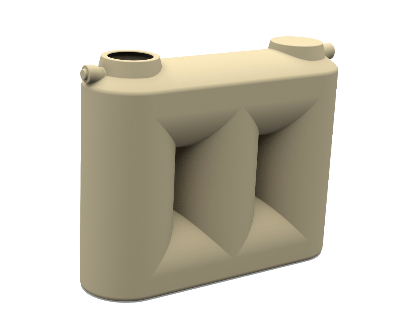 3000L Slimline Poly Rainwater Tank Clark Tanks