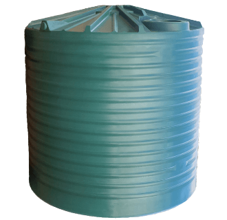 9,000L Poly Rainwater Tank 50mm (2 inch)