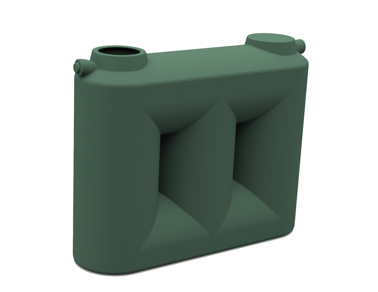 3,000L slimline rainwater tank with narrow-profile design