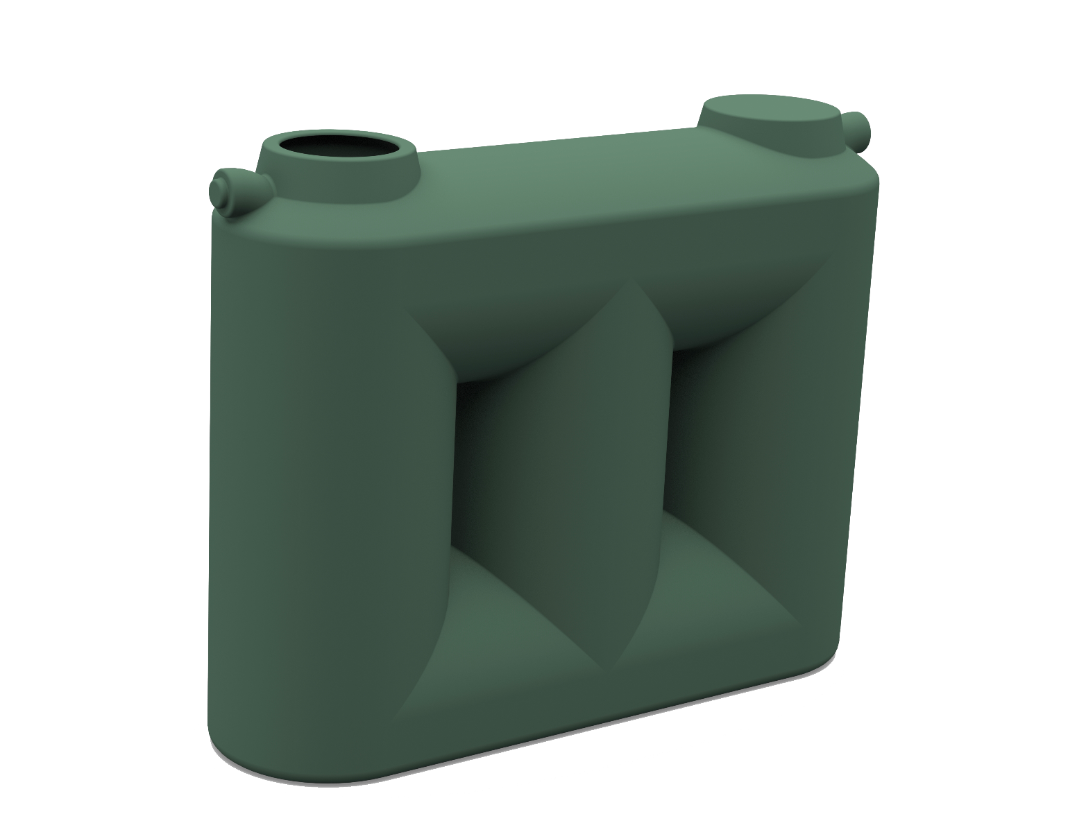 3,000L slimline rainwater tank with narrow-profile design
