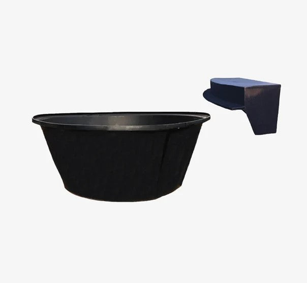 450Ltr / 100Gal Round Trough With Float Cover