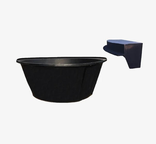 450Ltr / 100Gal Round Trough With Float Cover