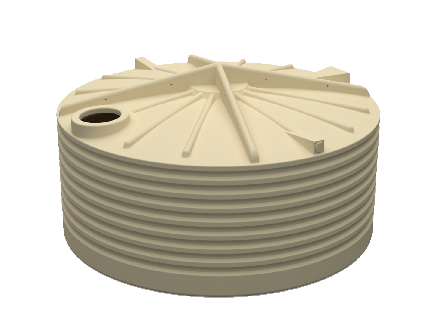 9,546L Poly Rainwater Tank Clark Tanks