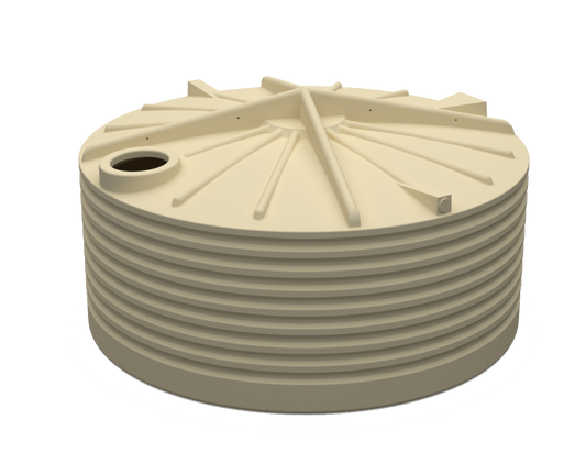 9,546L Poly Rainwater Tank Clark Tanks