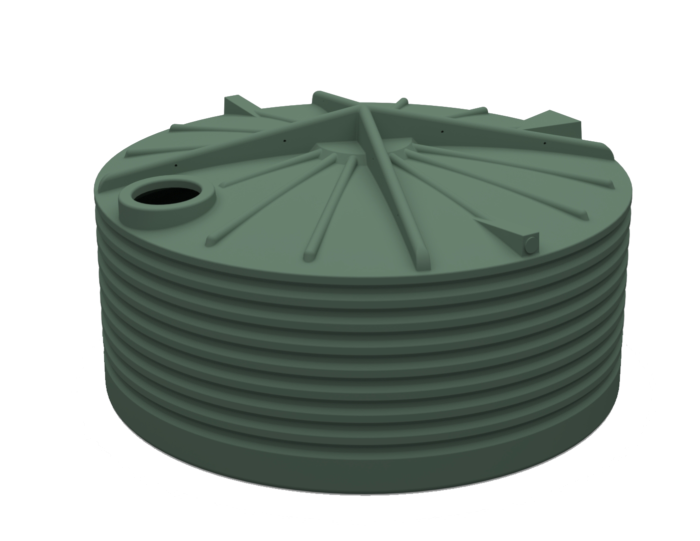 9,546L Poly Rainwater Tank Clark Tanks