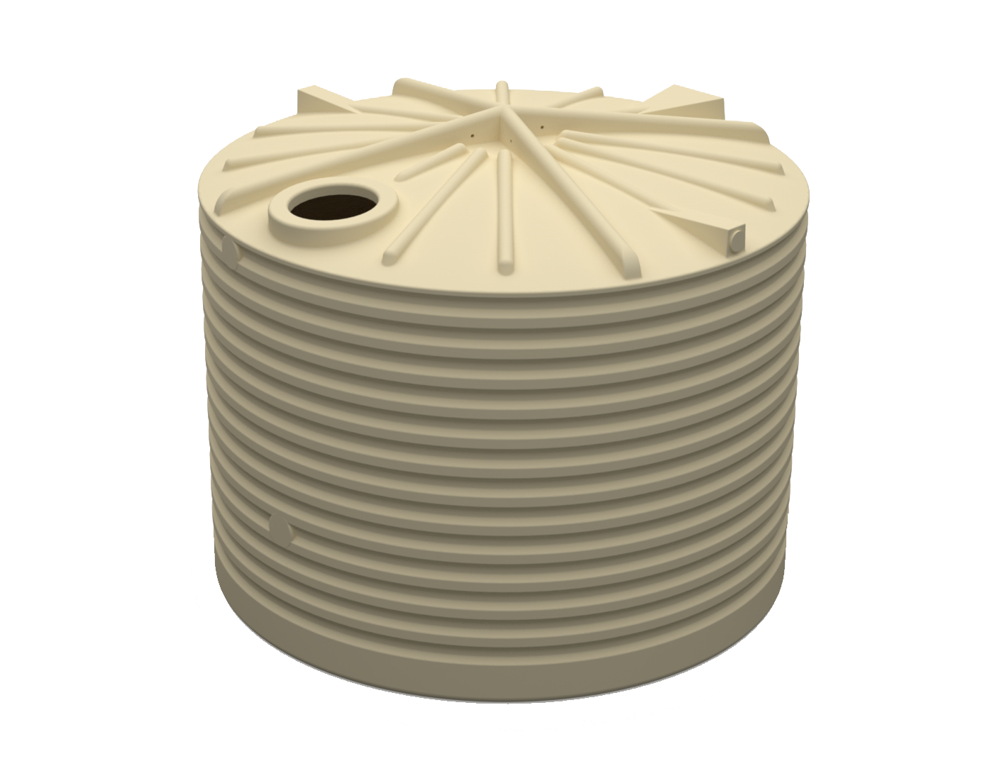 13,638L Poly Rainwater Tank Clark Tanks