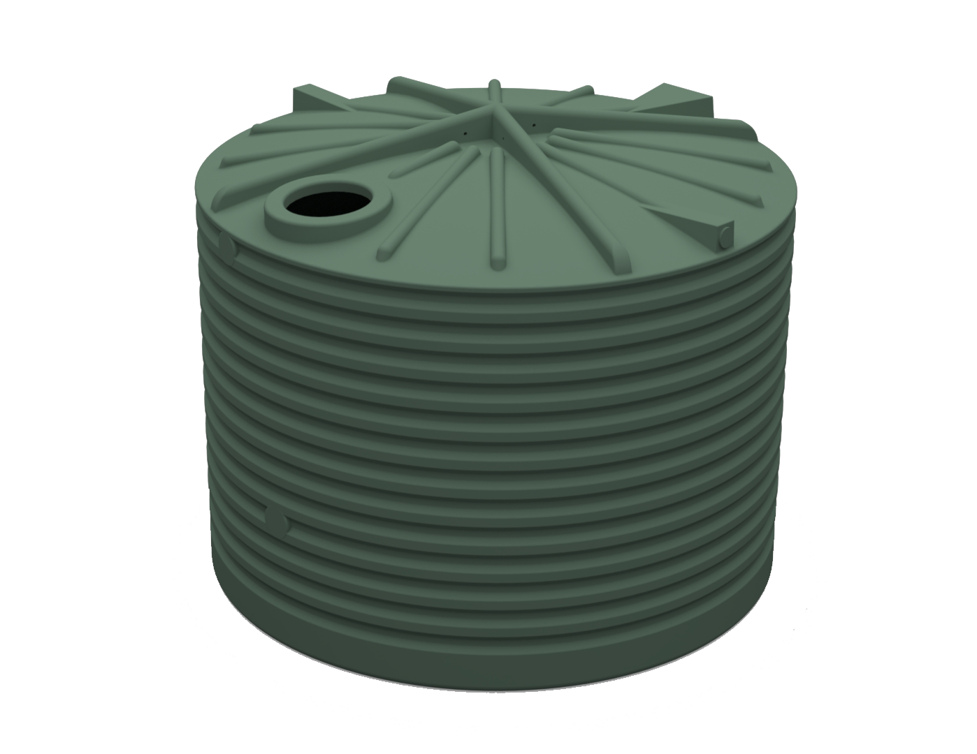 10,000L Poly Rainwater Tank Clark Tanks