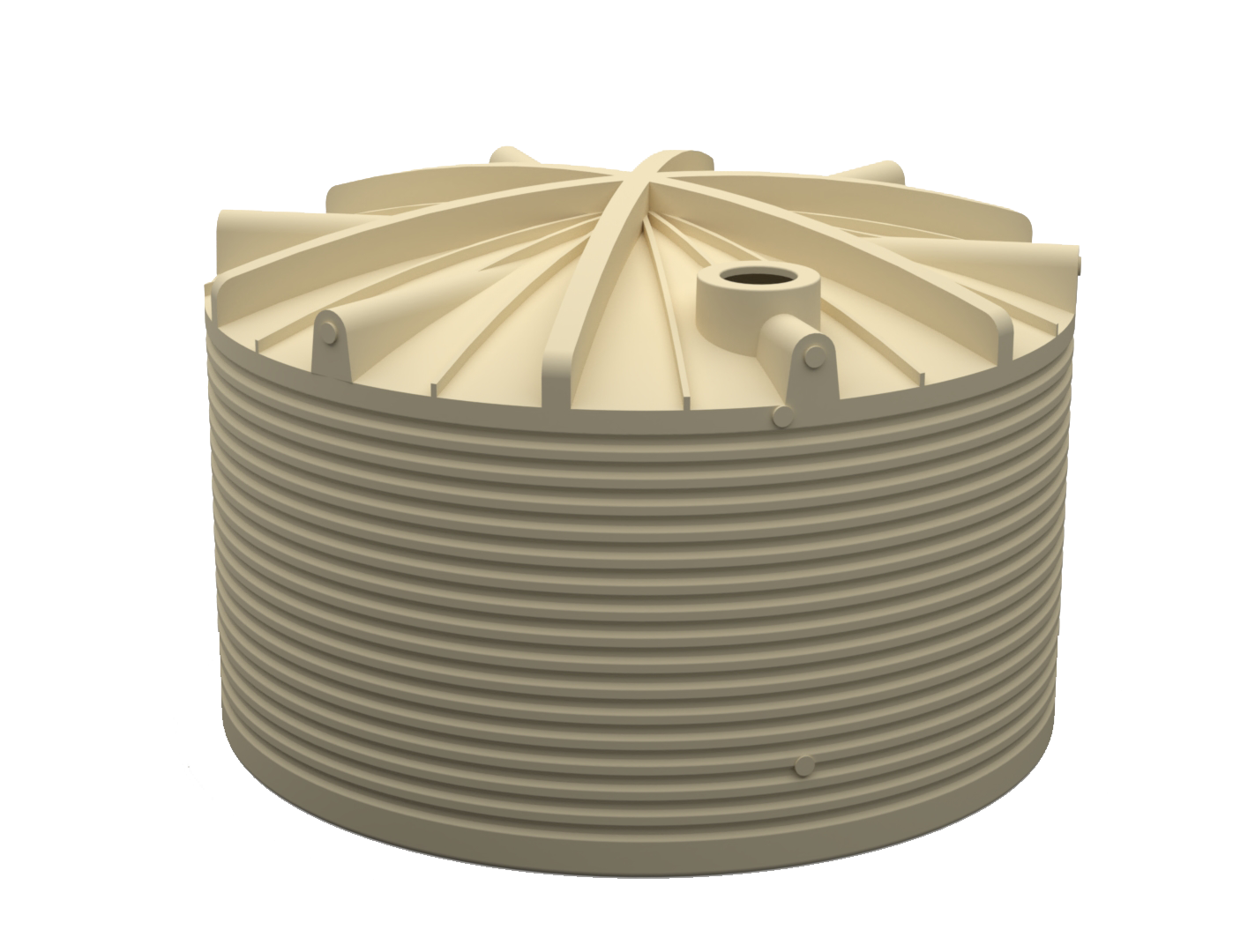 40,000L Sqt Poly Rainwater Tank Clark Tanks