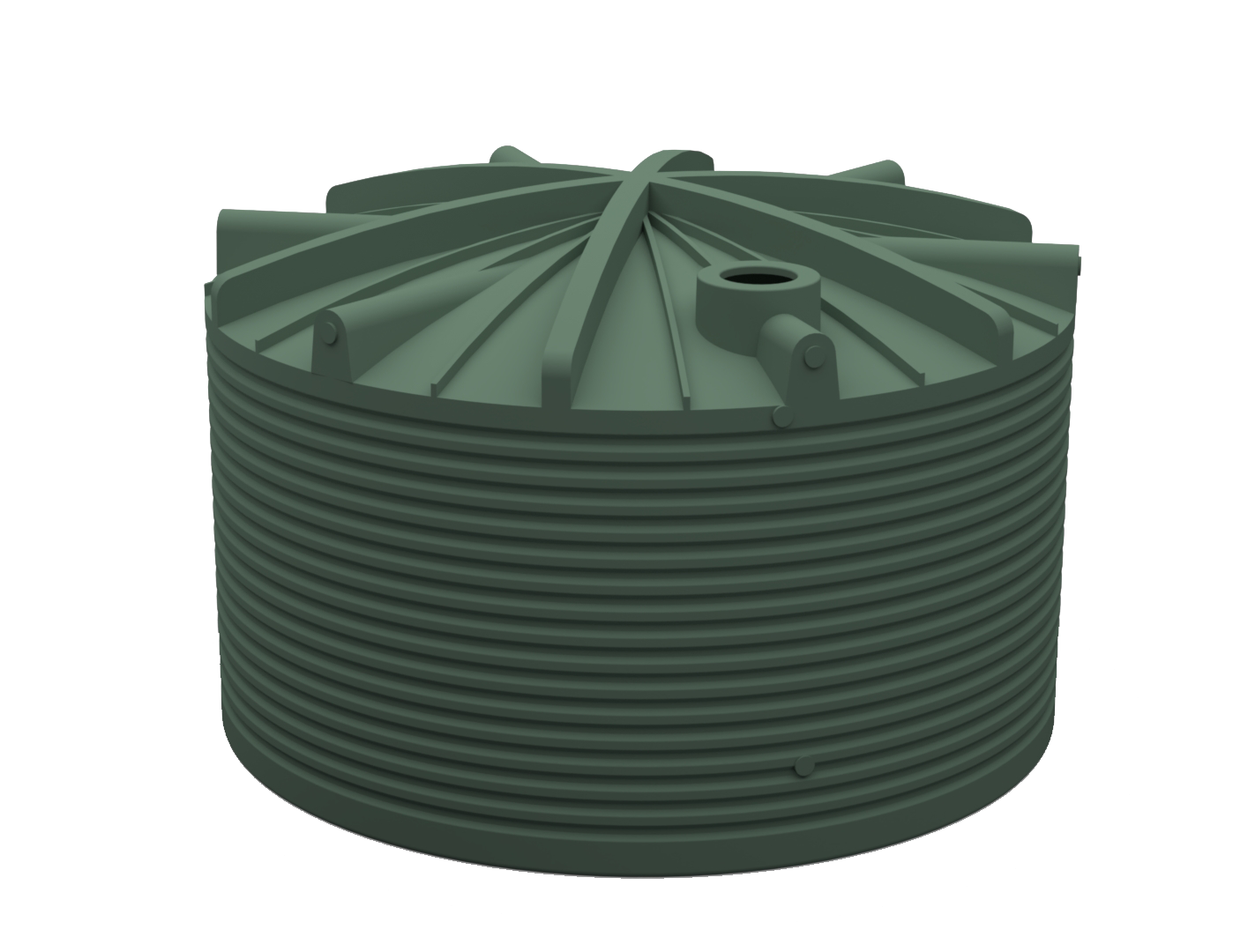 40,000L Sqt Poly Rainwater Tank Clark Tanks