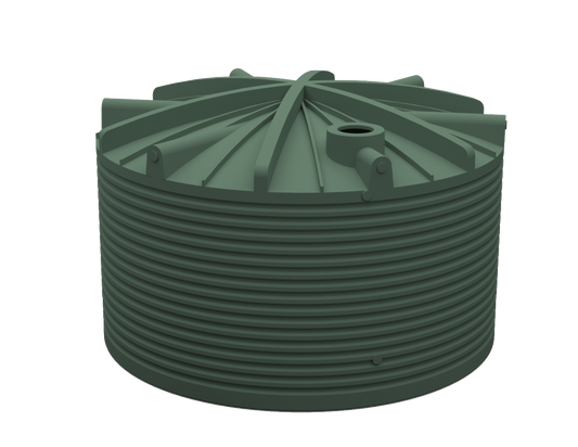 40,000L Sqt Poly Rainwater Tank Clark Tanks