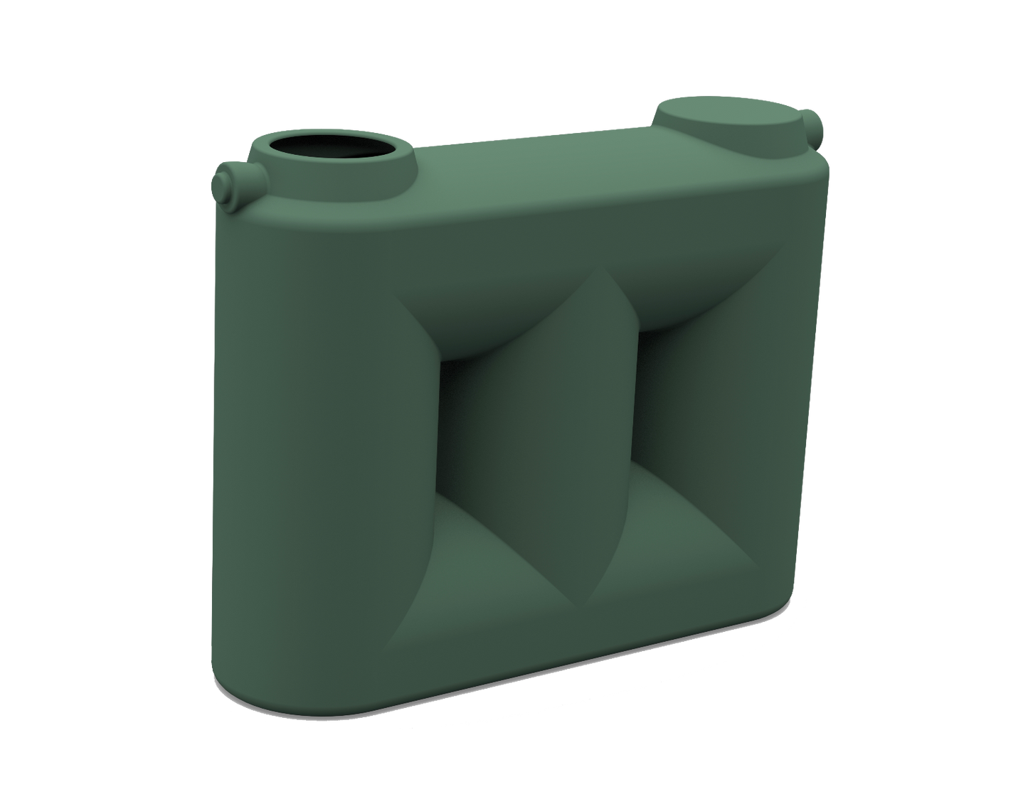 2000L Slimline Poly Rainwater Tank Clark Tanks