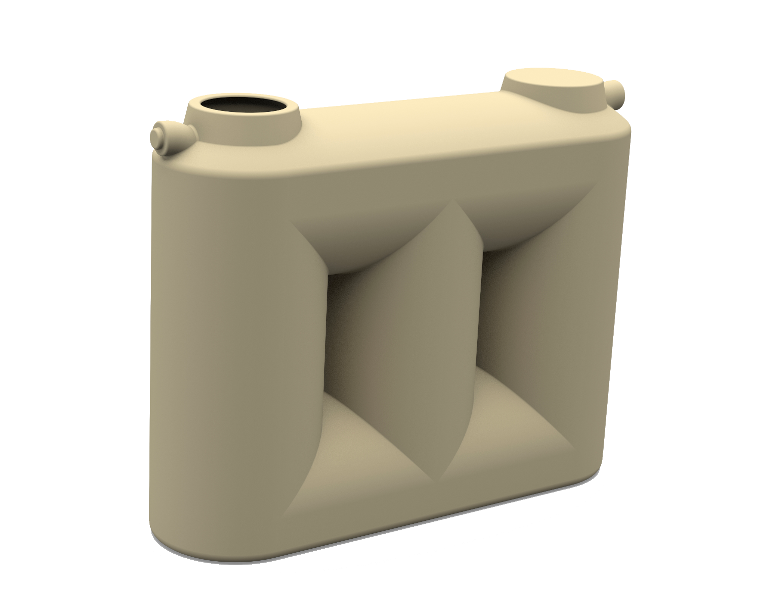 3000L Slimline Poly Rainwater Tank Clark Tanks