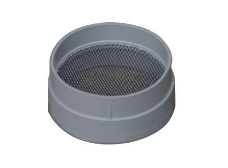 Grey: Grey PVC and mesh mosquito-proof overflow strainer for poly rainwater tanks